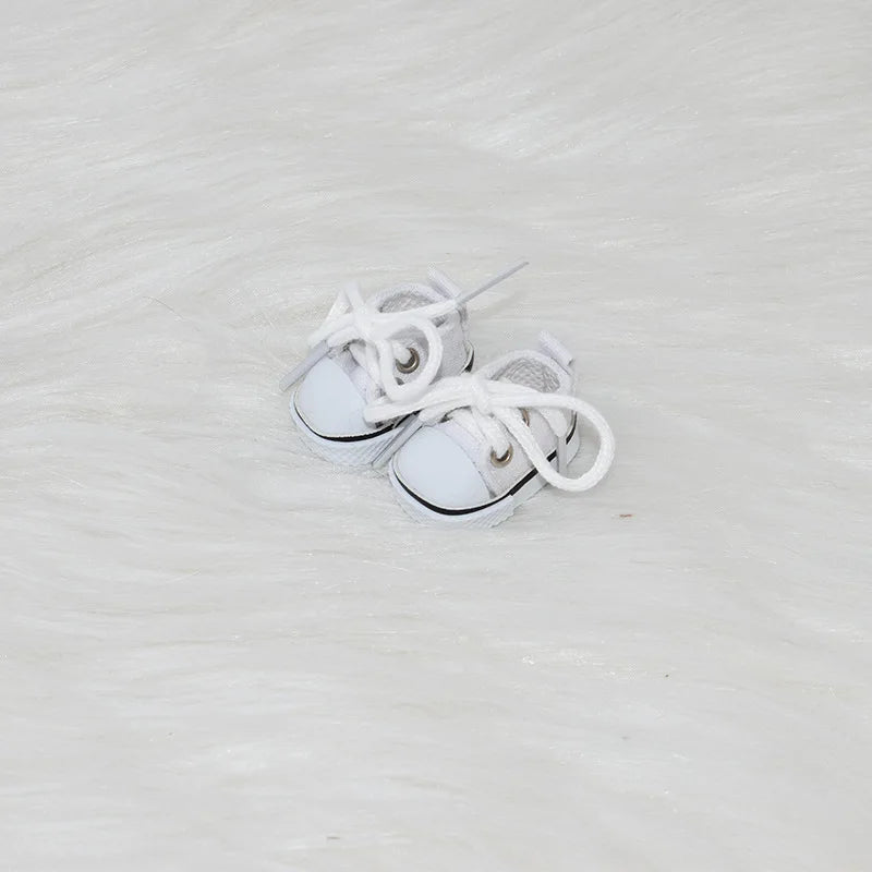 17cm Labubu Doll's Clothes the Monster Outfit Accessories Clothing DIY Kids Gift Girls Hooded Sweatshirt Pants Shoes White E25V