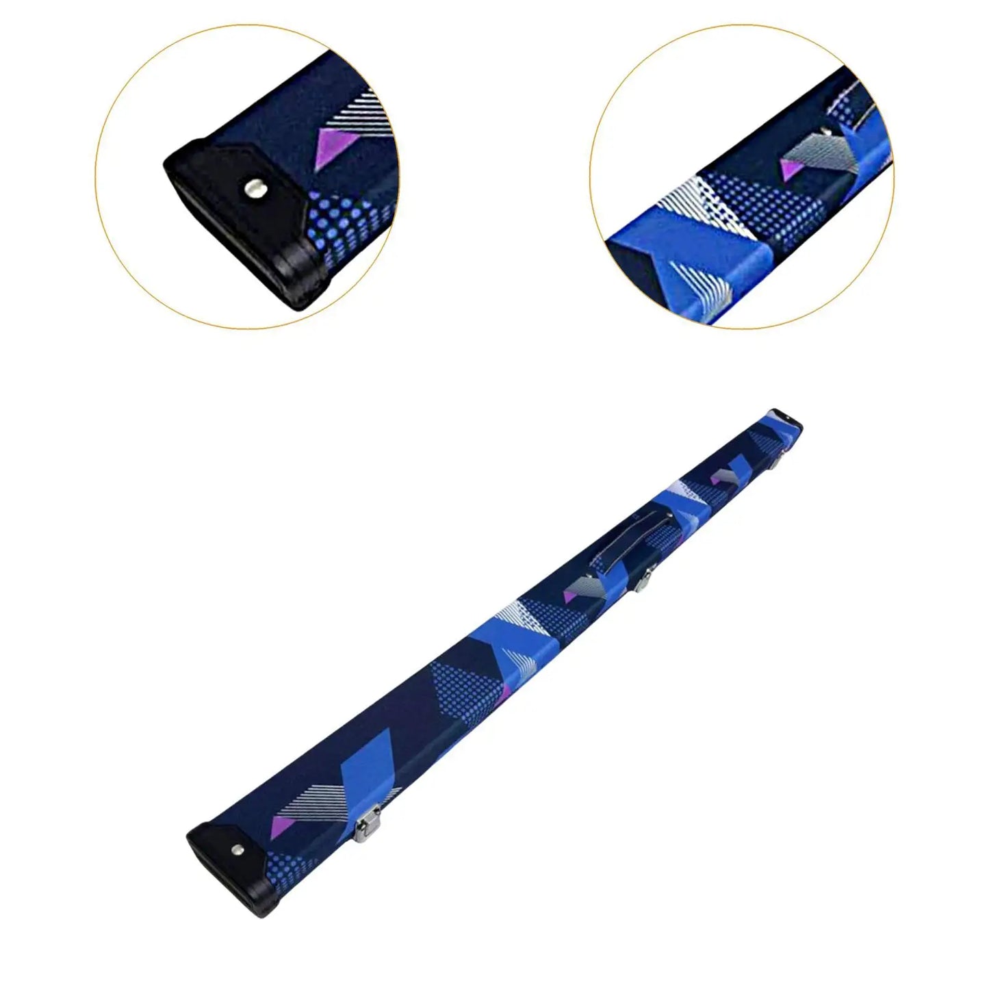 Pool Cue Case PU Billiard Pool Cue Sticks Carrying Case for Training Travel