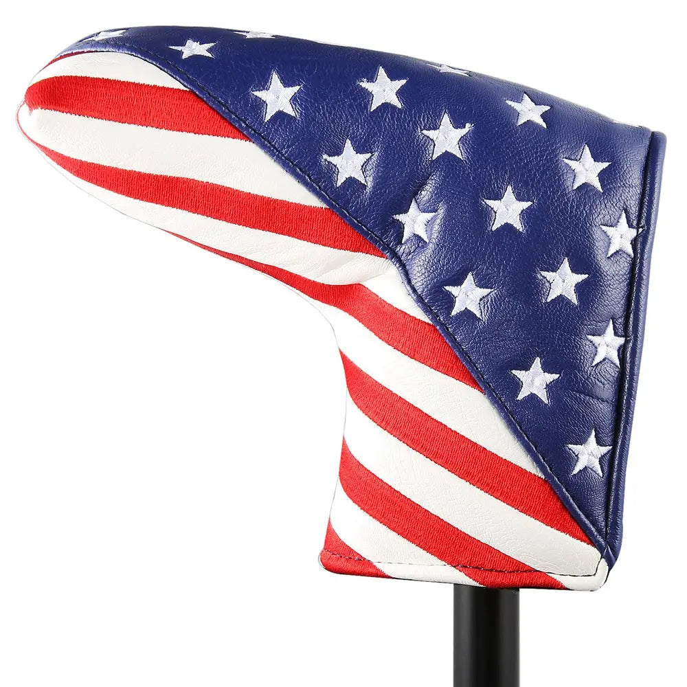 Blade Covers Golf Putter Blade Cover White Golf Putter Cover Headcover Closure for Blade Golf Putter
