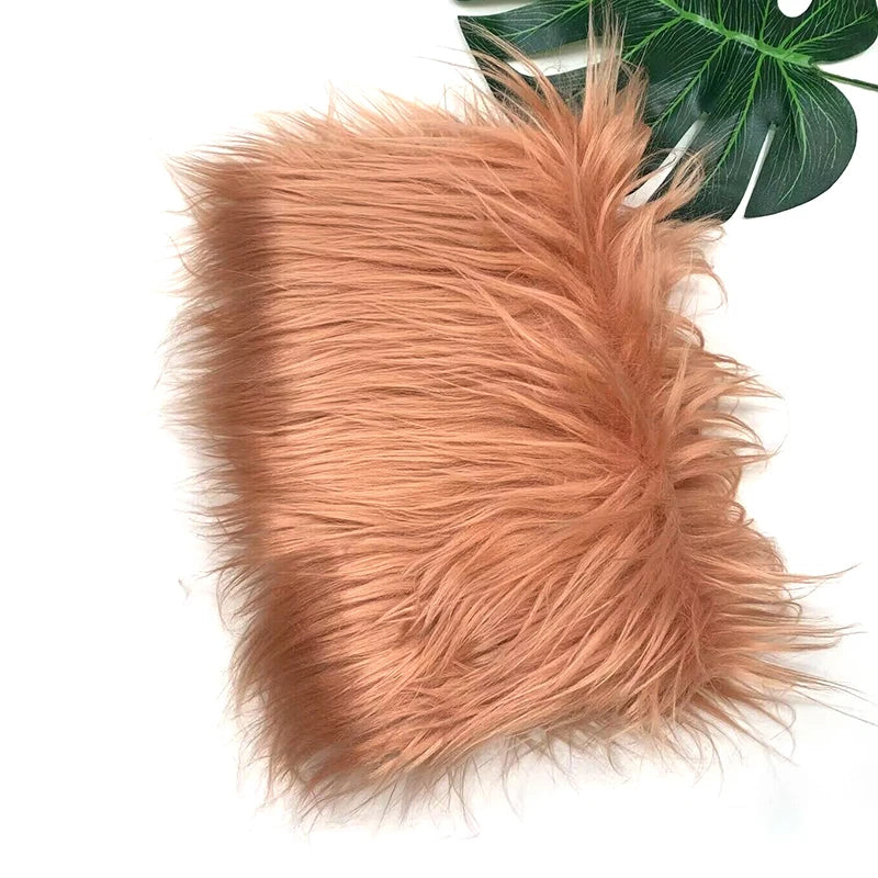 Faux Fur Fabric 46 Colors 160x50cm 8cm Soft Long Plush Handmade Doll/Clothing Shaggy Fabric
