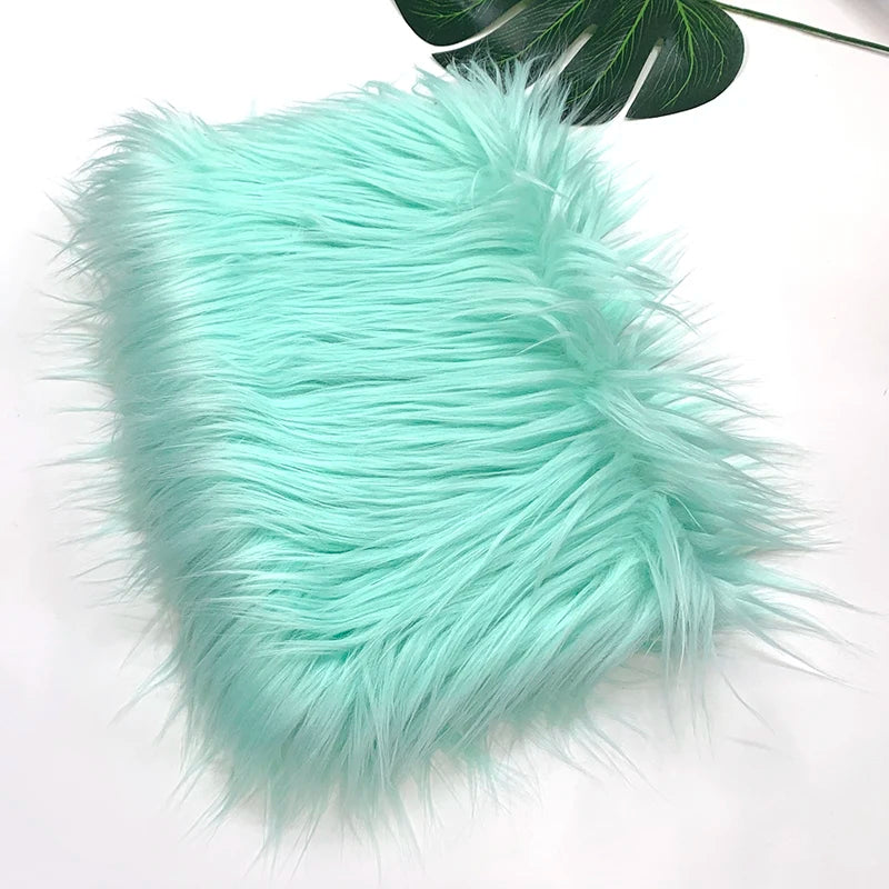 Faux Fur Fabric 46 Colors 160x50cm 8cm Soft Long Plush Handmade Doll/Clothing Shaggy Fabric
