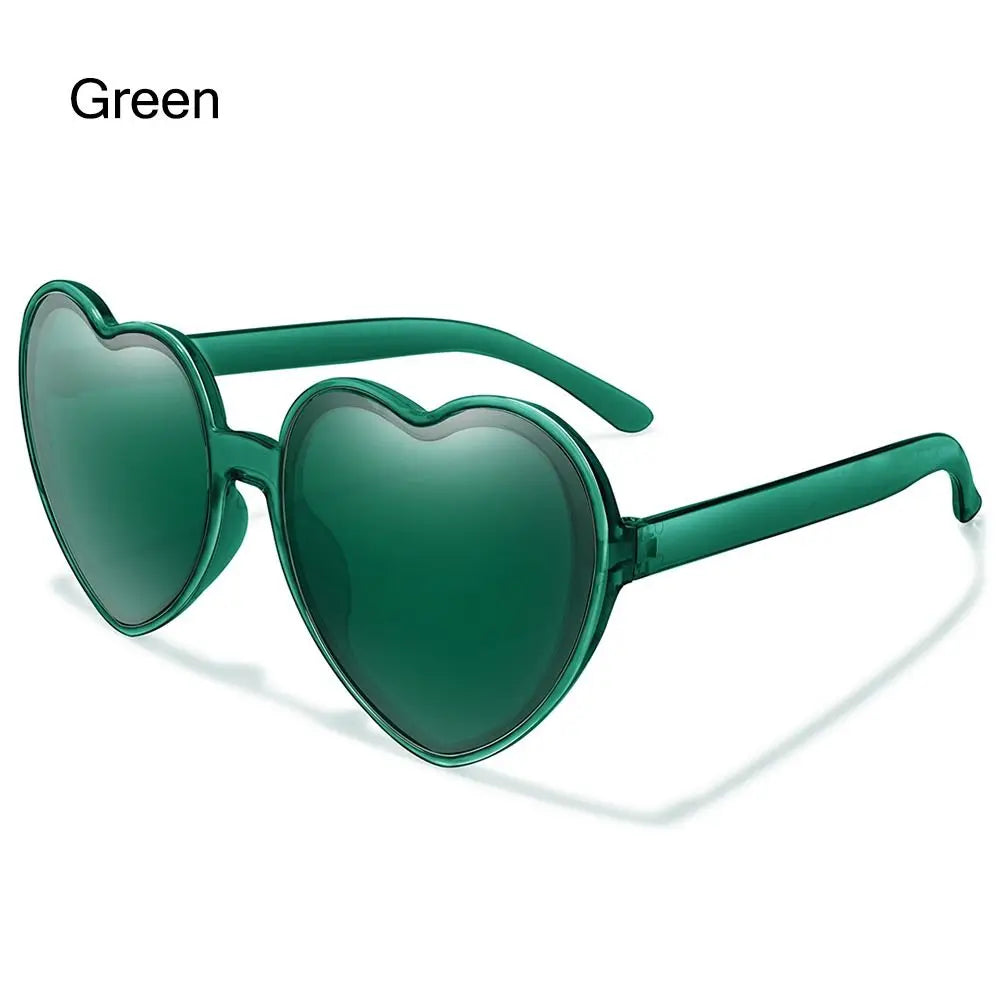 Summer Heart Sunglasses Trendy Heart Shaped Sun Glasses for Women Party Halloween Cosplay Glasses UV400 Protection Eyewear