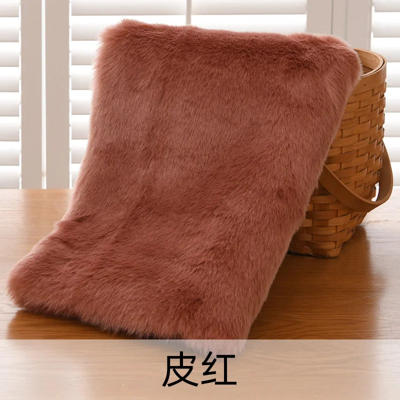 2.5cm Imitation Rabbit Fox Fur Grass Counter Decoration Carpet Clothing Scarf Animal Fur Suit Fabric