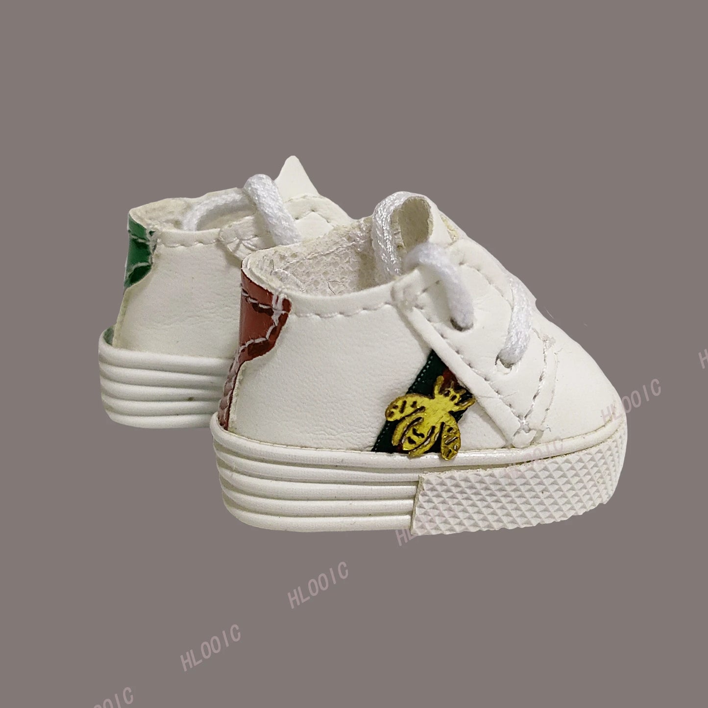 Labubu Shoes (4*1.8cm) Doll Sneakers ,For 17cm Macaron Plush and 15cm EXO Cotton Doll and 1/6 BJD Doll Clothes Shoe Accessoires