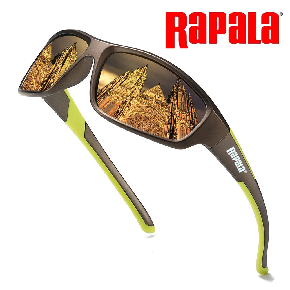 Rapala High Definition Polarized Sunglasses for Men Women Outdoor Sport Fishing Sun Glasses UV400 Protection Driving Eyeglasses
