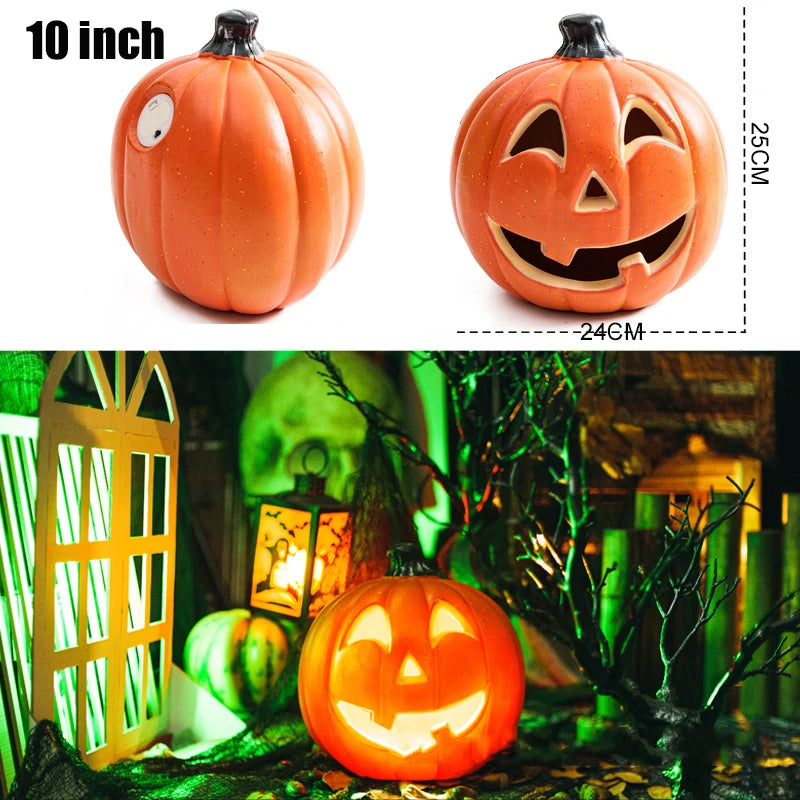 Halloween Decoration Scream Pumpkin Led Festival Accessories Decorations Bright Materials Ring Light Fairy Lights Night Outdoor