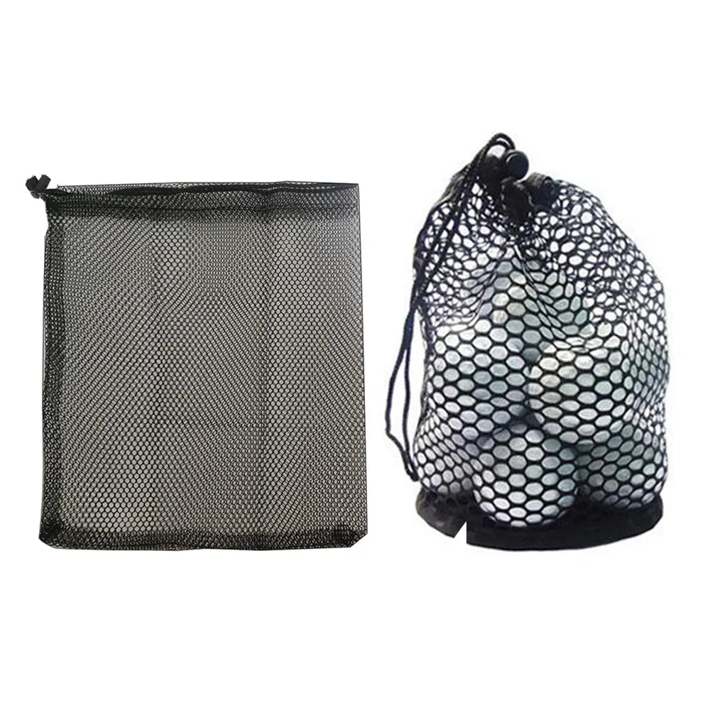 GOG Golf Mesh Net Bag Nylon Golf Tennis 12/25/50 Ball Carrying Drawstring Pouch Golf Bags Golf Accessories Indoor Outdoor Sports