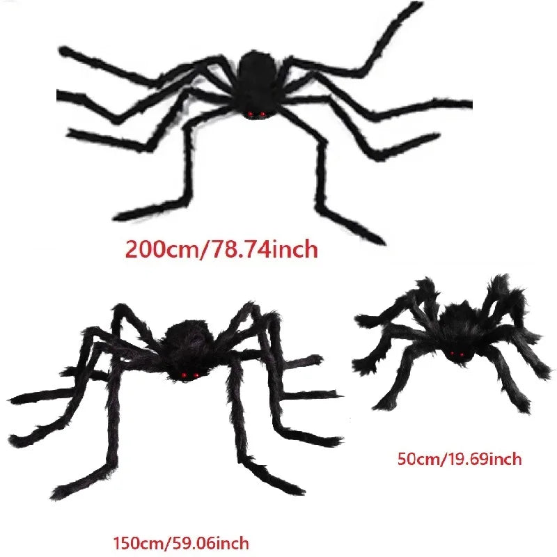 Horror Halloween Spider Web Giant Stretchy Cobweb for Yard Outdoor Haunted House Bar Decoration Supplies Halloween Party Props