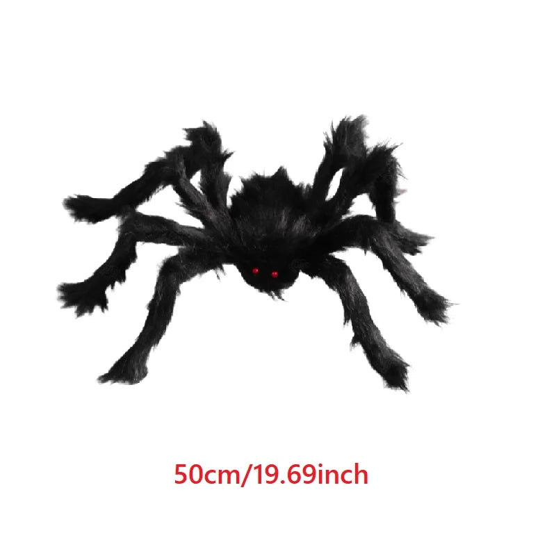 Horror Halloween Spider Web Giant Stretchy Cobweb for Yard Outdoor Haunted House Bar Decoration Supplies Halloween Party Props
