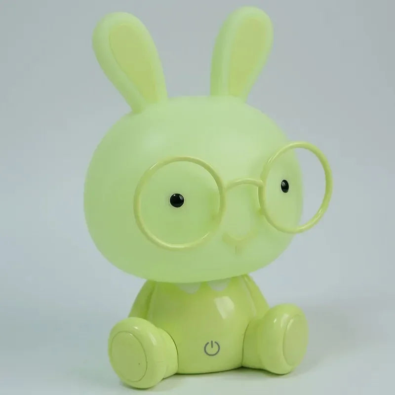 Modern Cartoon Night Light Led Baby Kids Room Lights Decor Rabbit Led USB Floor Lamps Bedroom Lamp Touch Switch Decor Luminaire