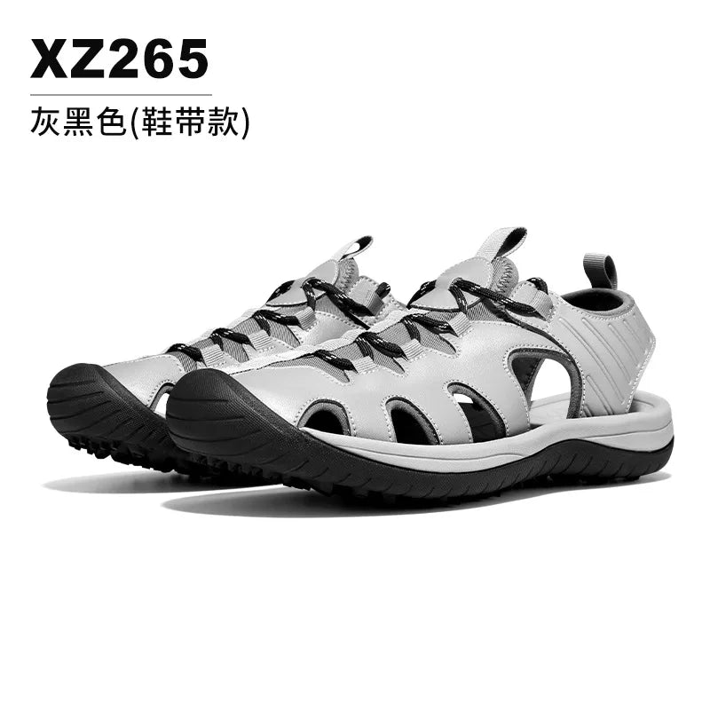 PGM Men's Golf Shoes Summer Sandals Anti Slip Studs Super Breathable Shoes Knob Laces XZ265