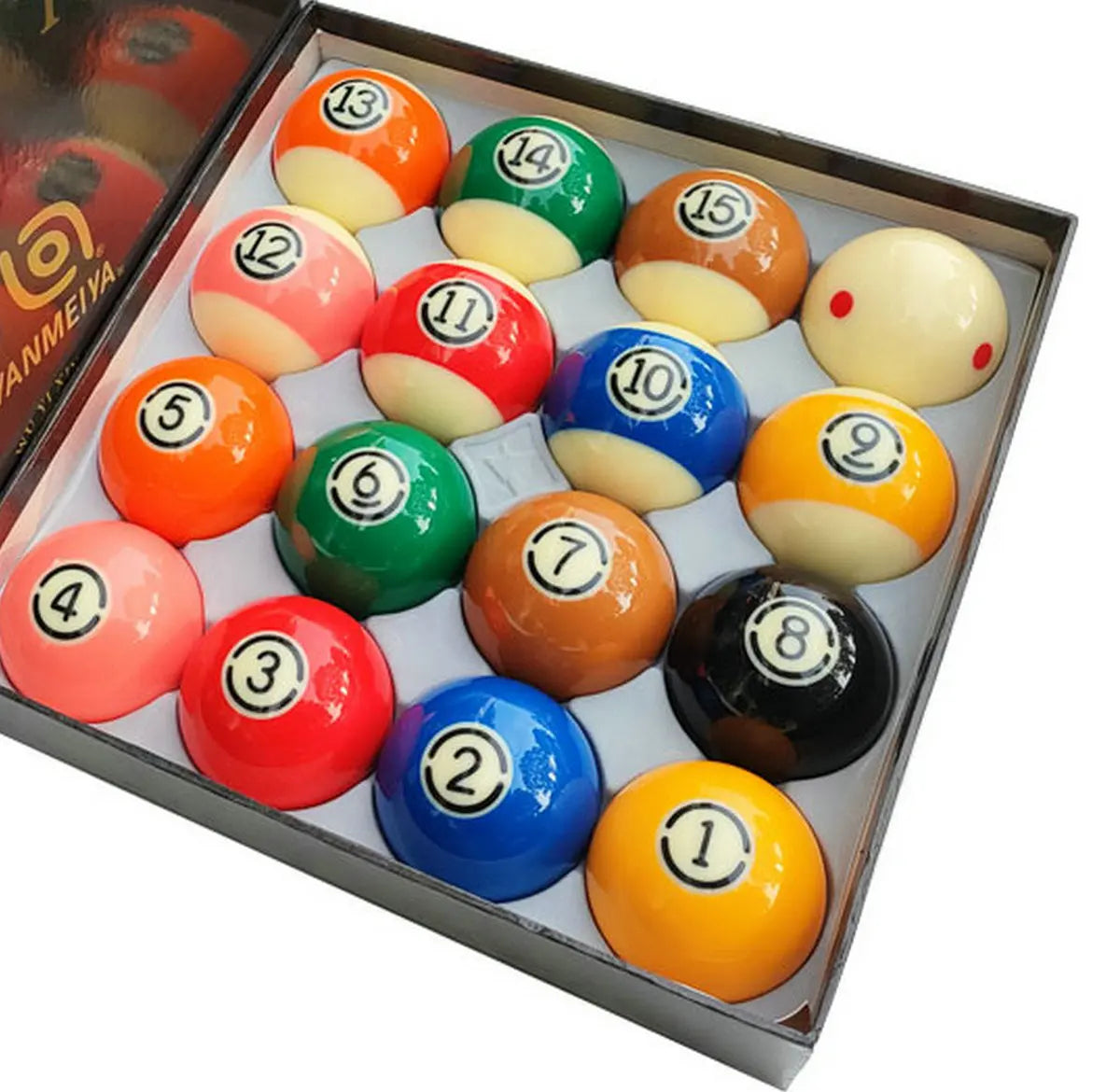 Black Kingkong TV Billiards Pool Ball Standard Size 2-1/4" Single Ball Replacement Standard