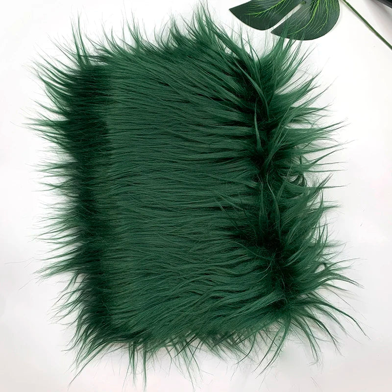 Faux Fur Fabric 46 Colors 160x50cm 8cm Soft Long Plush Handmade Doll/Clothing Shaggy Fabric