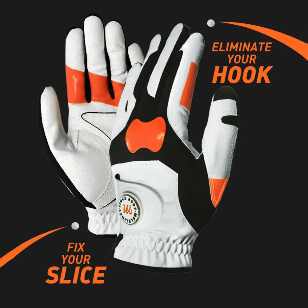 Golf Glove Women Men Left Hand Golf Glove Professional Non-Slip Grip Breathable Glove for Training Improving Accuracy Control