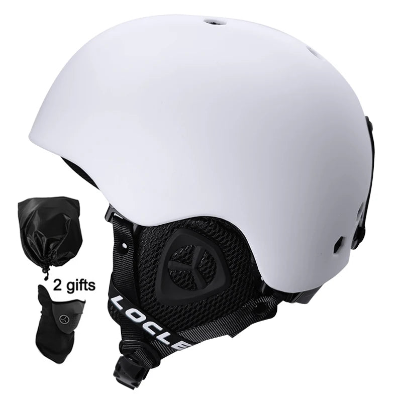 LOCLE Men Skiing Helmet Women Adult and Children Kids Snowboard Skateboard Skiing Equipment Snowmobile Motorcycle Helmets