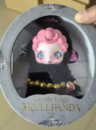 In Stock Labubu Plush Toys SKULLPANDA Mokoko Zimomo Halloween Labubu Keychain Doll Christmas Gift Keyring Kids Toys Replica