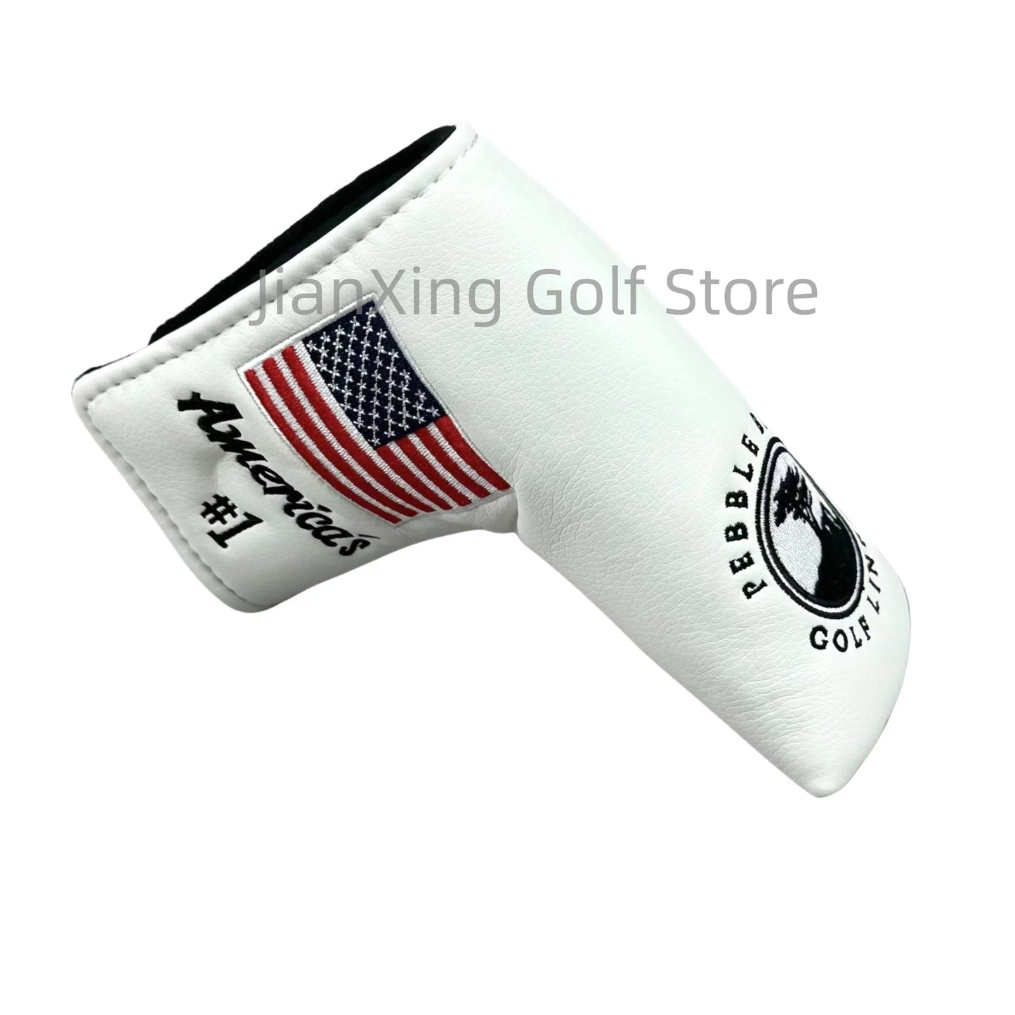 Golf Small Tree Pattern Pu Leather Head Cover Driver Head Covers Fairway Wood Head Covers Hybrid Head Covers Putter Cover
