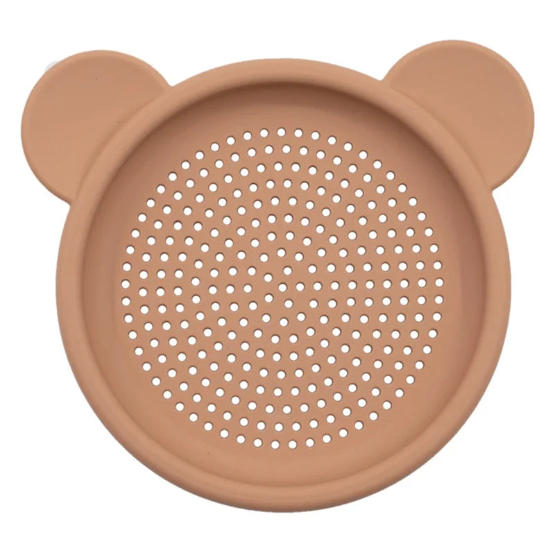 Silicone Sieve Summer Beach Toys for Kids Children Cute Animal Model Ins Rubber Dune Sand Toy Funny Seaside Tools Accessories