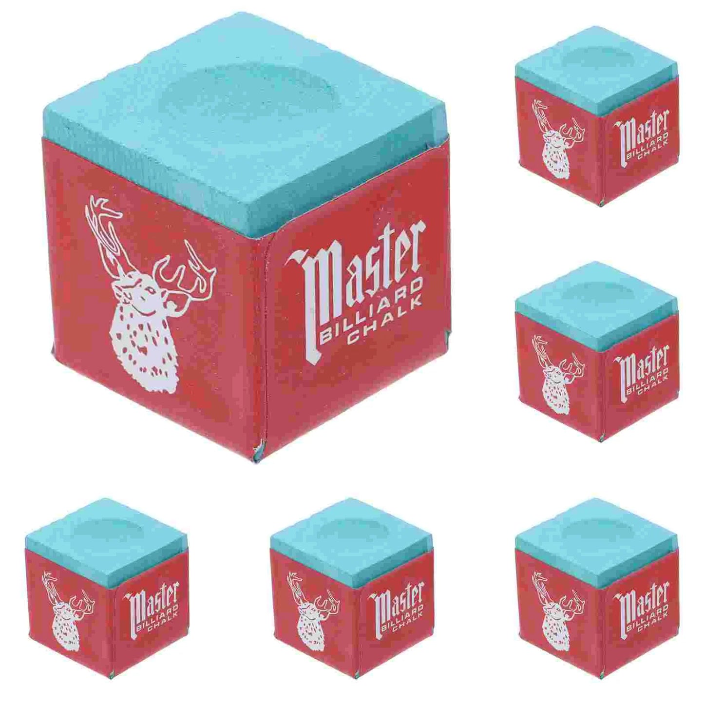 12Pcs Cue Stick Wiping Powder Pool Table Cue Chalk Billiards Playing Accessories Pool Cue Chalk Cubes for Pool Billiard Snooker