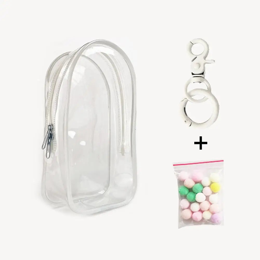 1Pc 19.5*10.5*5cm Mystery Box Storage Case Doll Organizer Box Square Plush Dolls Display Bag for Labubu Doll Accessories