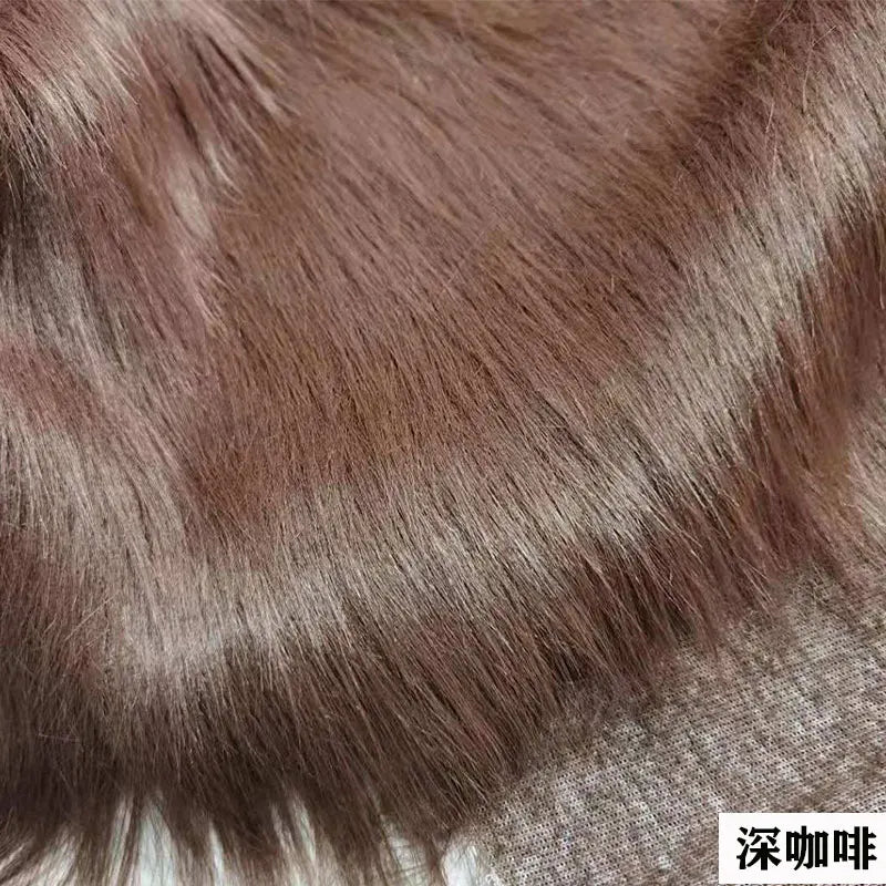 4 Kinds of Purple 12cm Long Pile Fur Faux Fur Fabric Soft Plush Faux Fur Fabric Sewing DIY Toy Home Background Decoration Cloth