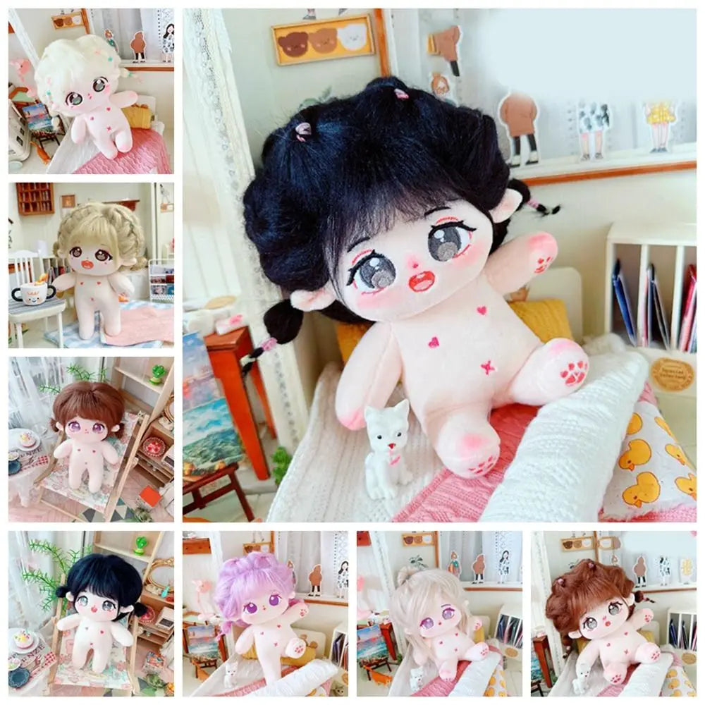 Durable Plush 20cm Cotton Doll Soft Stuffed Can Be Placed in a Shape Plush Doll Cartoon Anime Cute Plush Toy