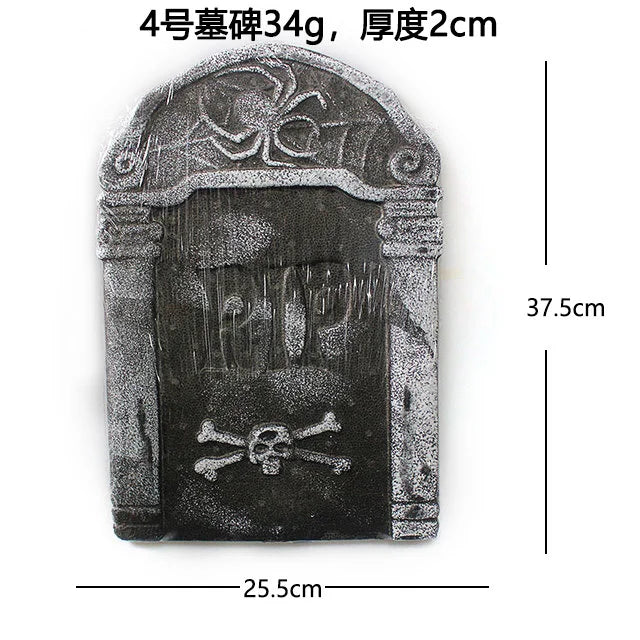 Halloween Tombstone Anti Fade Halloween Headstone Foam Cosplay Props Practical Outdoor Halloween Headstone Decorations