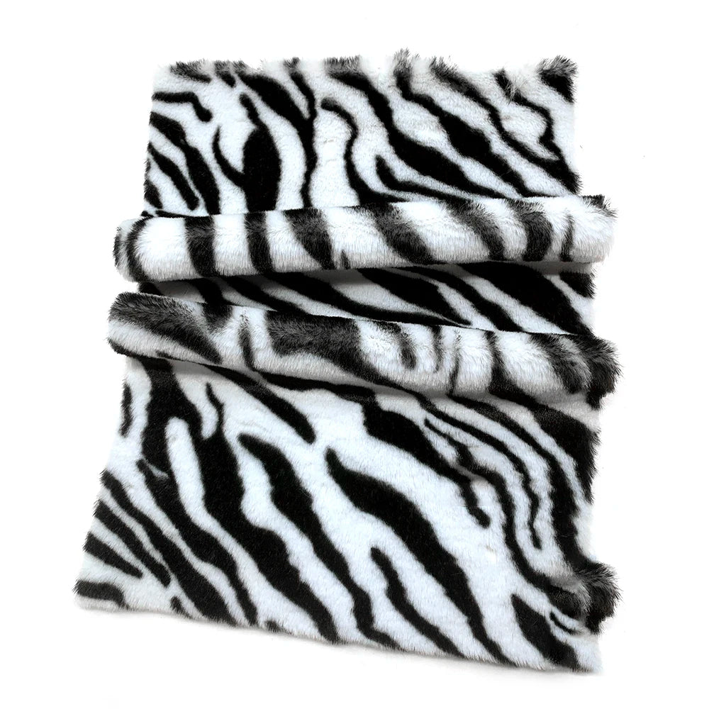 Leopard Print Plush Fabric 25x45cm/160x50cm/160x100cm Faux Fur Fabric 1cm Minky Fabric DIY Handmade/Decoration Sewing Fabric