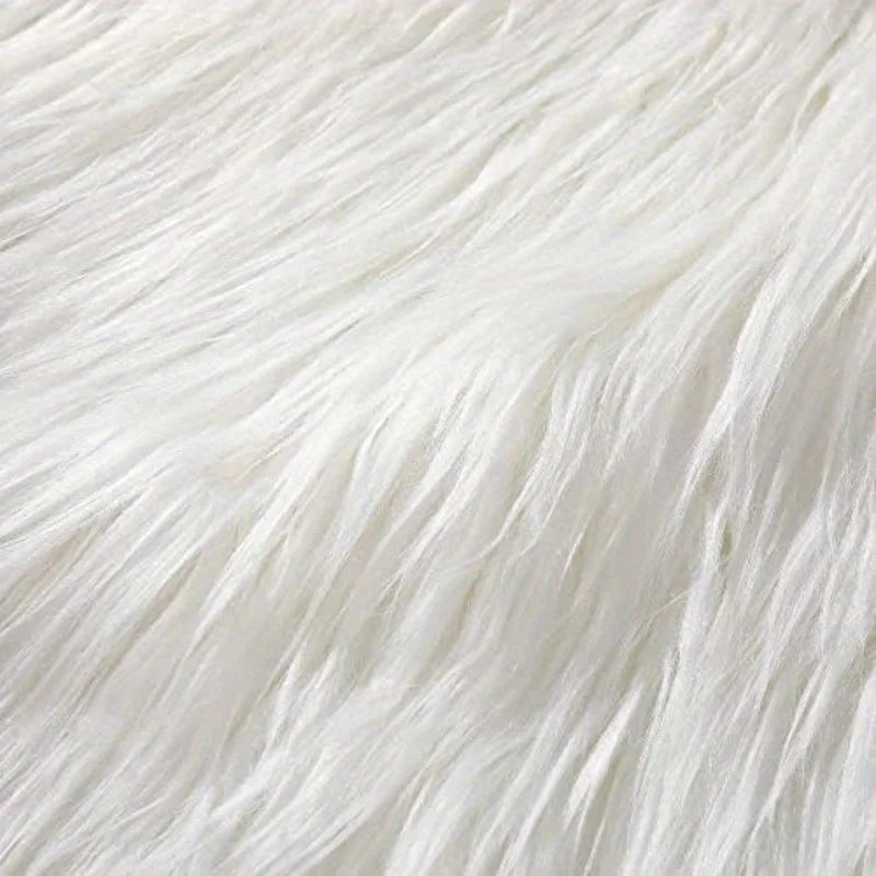 10*10in Artificial Fur Square Fabric Sewing Fabric Beard Hair Toy Doll Handmade DIY Decoration Christmas Halloween Thanksgiving