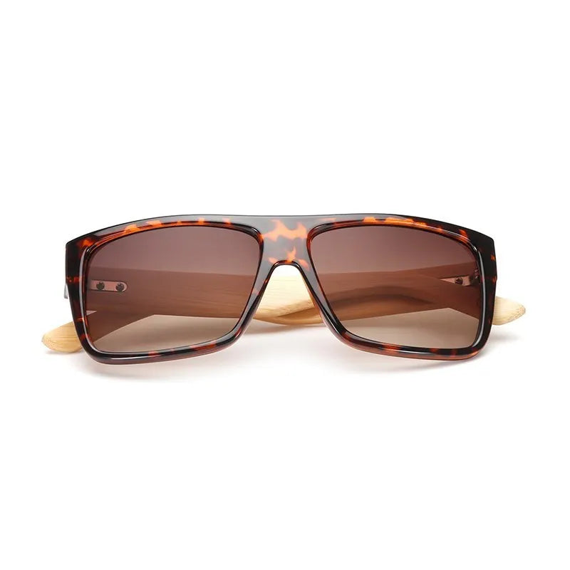 Original Wooden Bamboo Sunglasses Men Women Mirrored UV400 Sun Glasses Real Wood Shades Gold Blue Goggles Sunglases Male