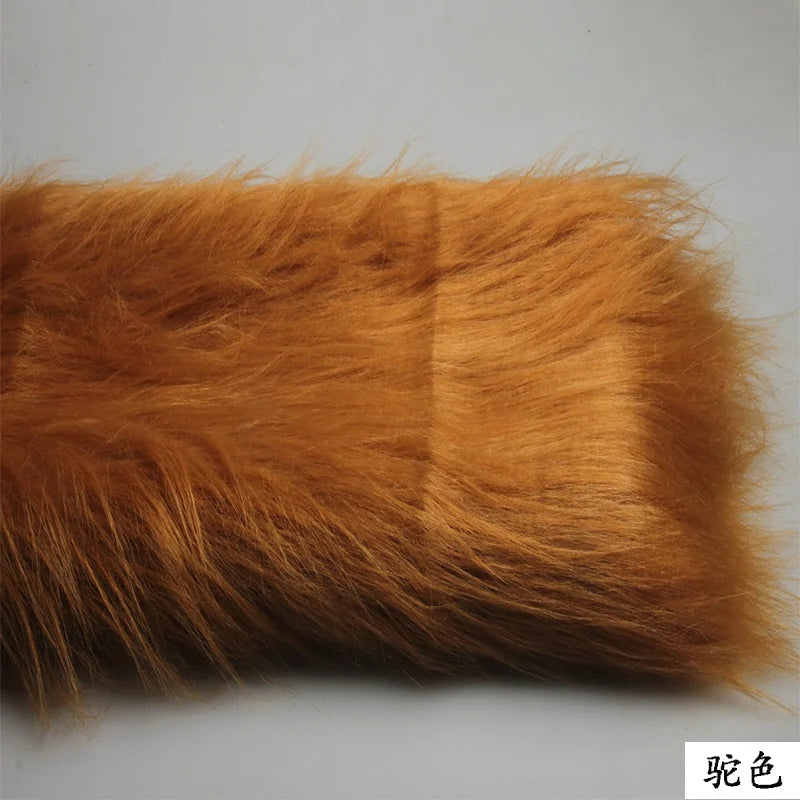 4 Kinds of Purple 12cm Long Pile Fur Faux Fur Fabric Soft Plush Faux Fur Fabric Sewing DIY Toy Home Background Decoration Cloth