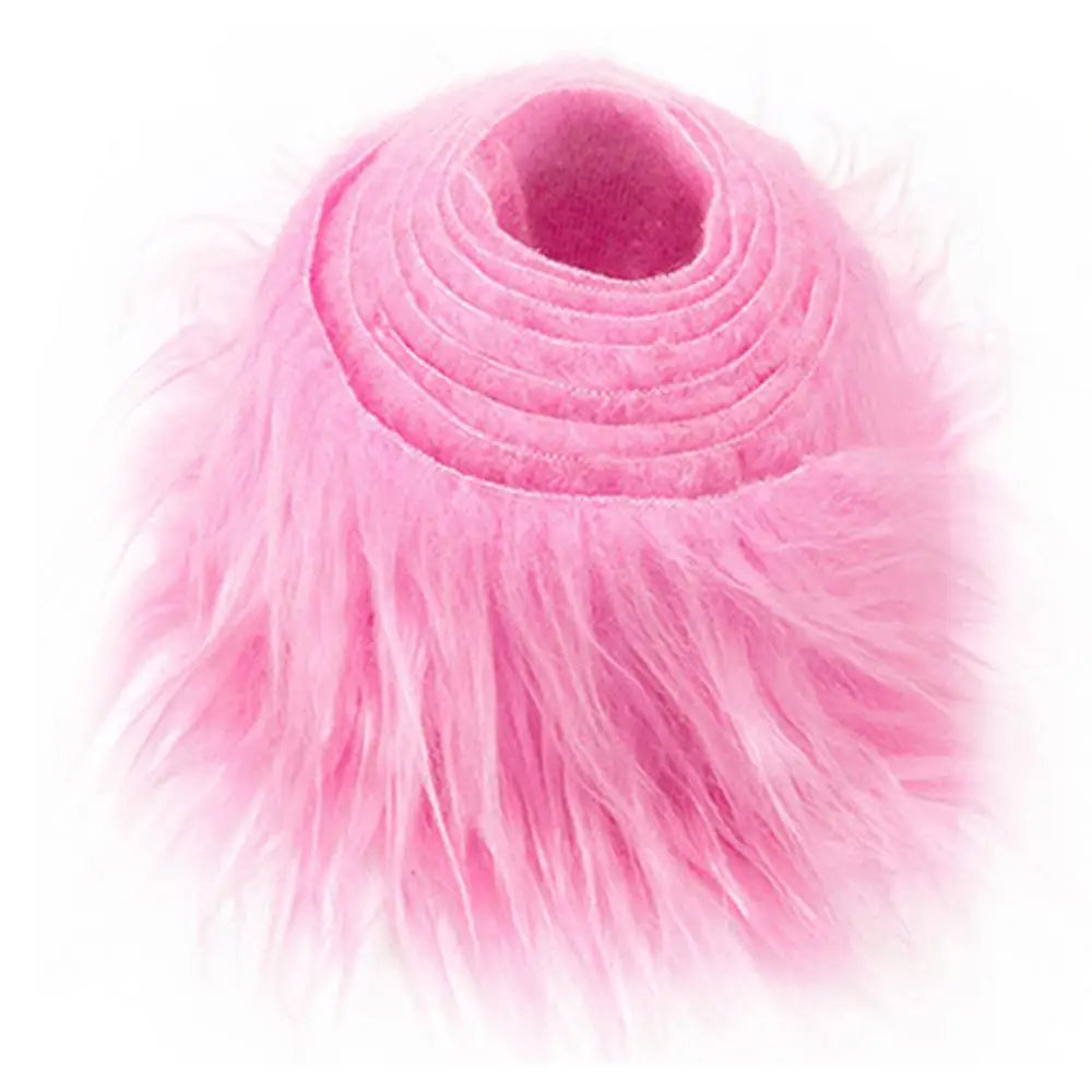 1.5M Faux Furs Costume Diy Apparel Sewing Fluffy Trim Trimming Fabric Home Decoration Sewing Costume Plush Furs Stripe Gift