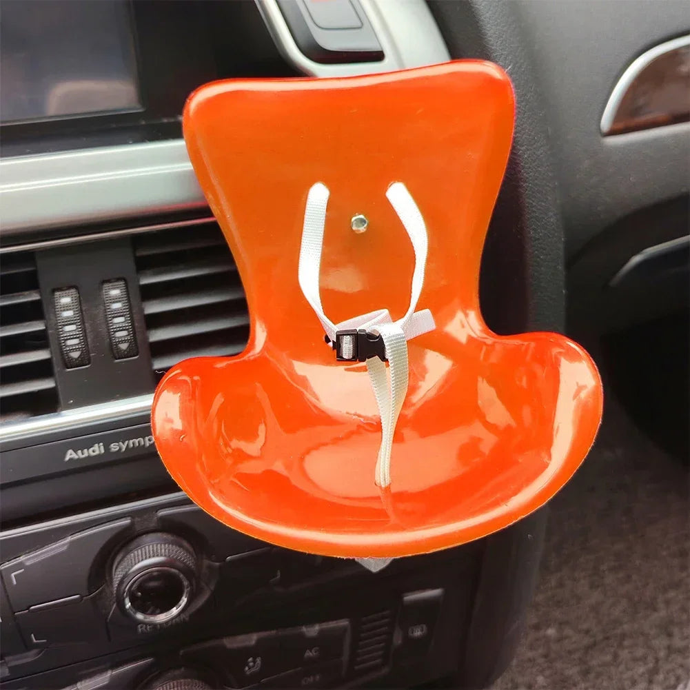 Suitable for 17cm Labubu Cute Doll Cute Car Safety Seat Car Air Outlet Decoration Car Interior Decoration Ornament