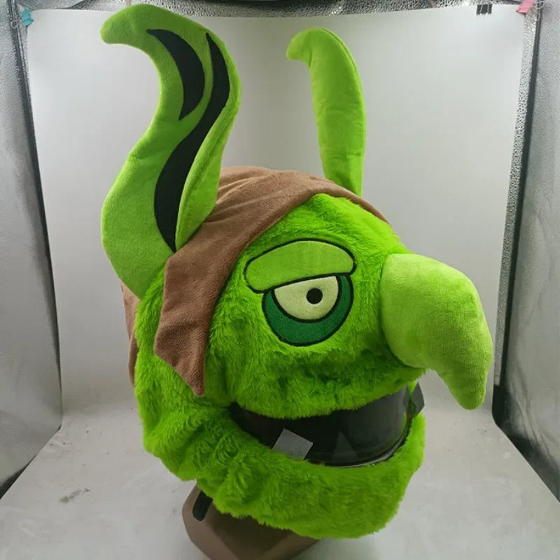 Motorcycle Helmet Protection Headgear Cover Dragon Cartoon Fluffy Plush Fun Personalized Helmets Cover Increase Riding Fun