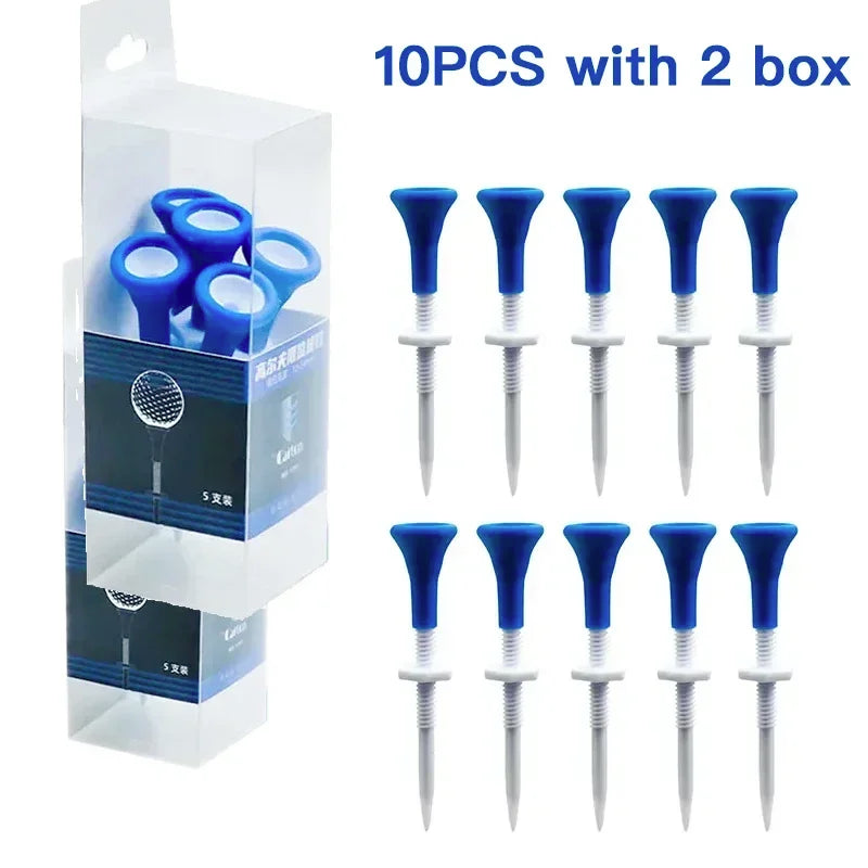 Height Adjustable Golf Tee Plastic Silicone Golf Tees for Driver Step Down Golf Ball Holder Training Ball Stand Accessories