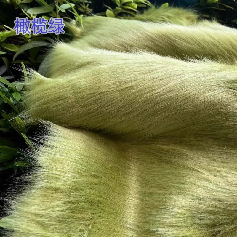 Wholsale Imitation Fox Plush Fur,cloth Counter Carpet Material,faux Fur Fabric,160cm*50cm/Pcs