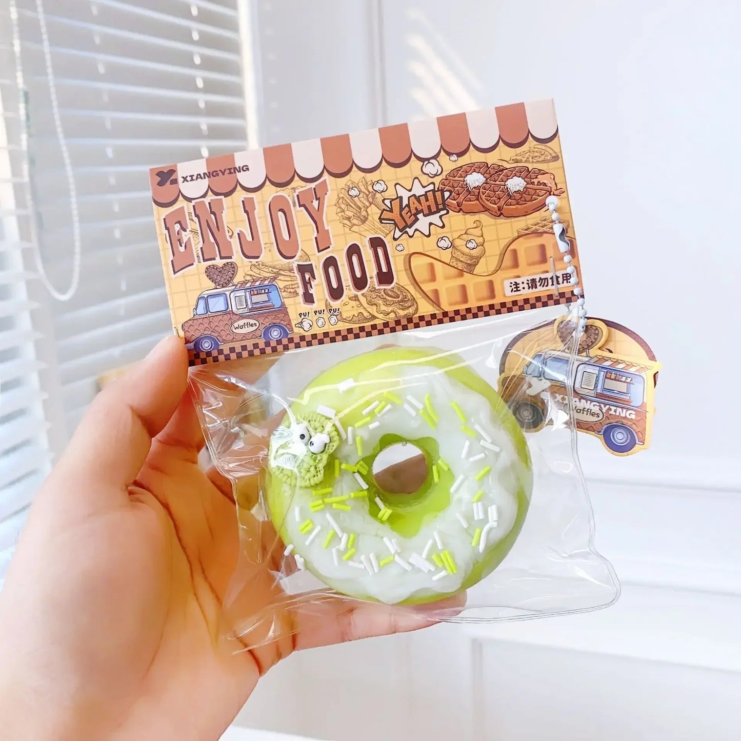 Squishy Food Creative Kids Fidget Toy Simulation Exquisite Waffle Bread Toast Donuts Slow Rising Squeeze Stress Relief Toys