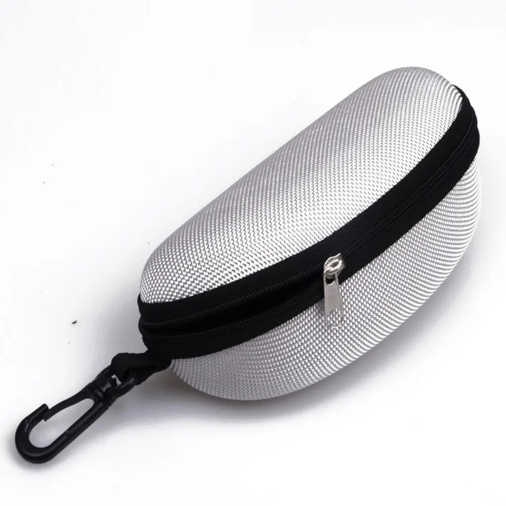 KLASSNUM Portable EVA Glasses Case With Carabiner Hook Colorful Sunglasses Hard Case Zipper Eyeglasses Protector Box Holder New