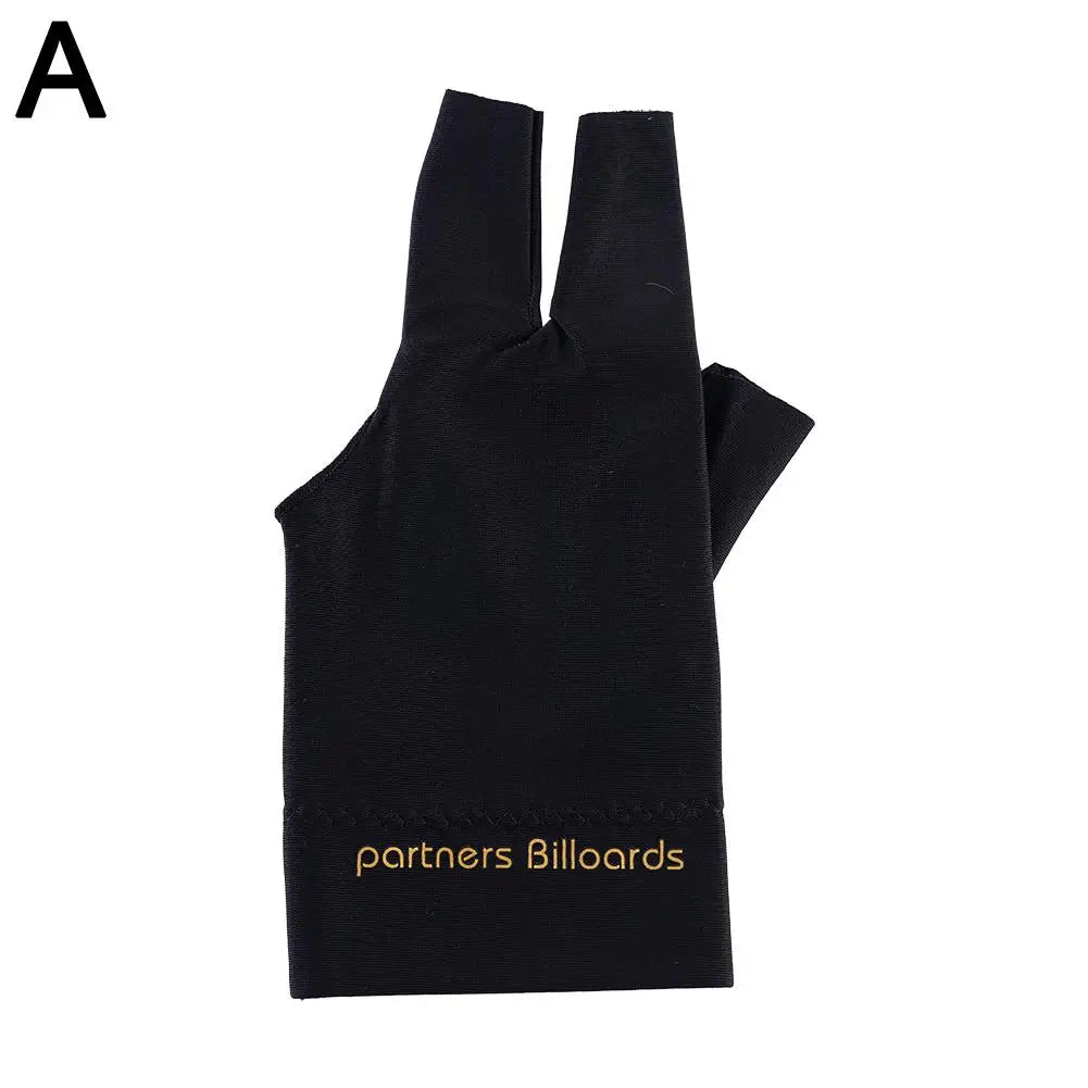 1pc Spandex Snooker Billiard Cue Glove Pool Left Hand Open Accessory Three Finger U8D8