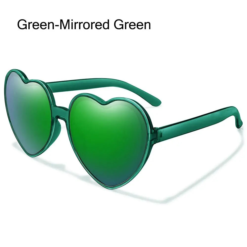 Summer Heart Sunglasses Trendy Heart Shaped Sun Glasses for Women Party Halloween Cosplay Glasses UV400 Protection Eyewear