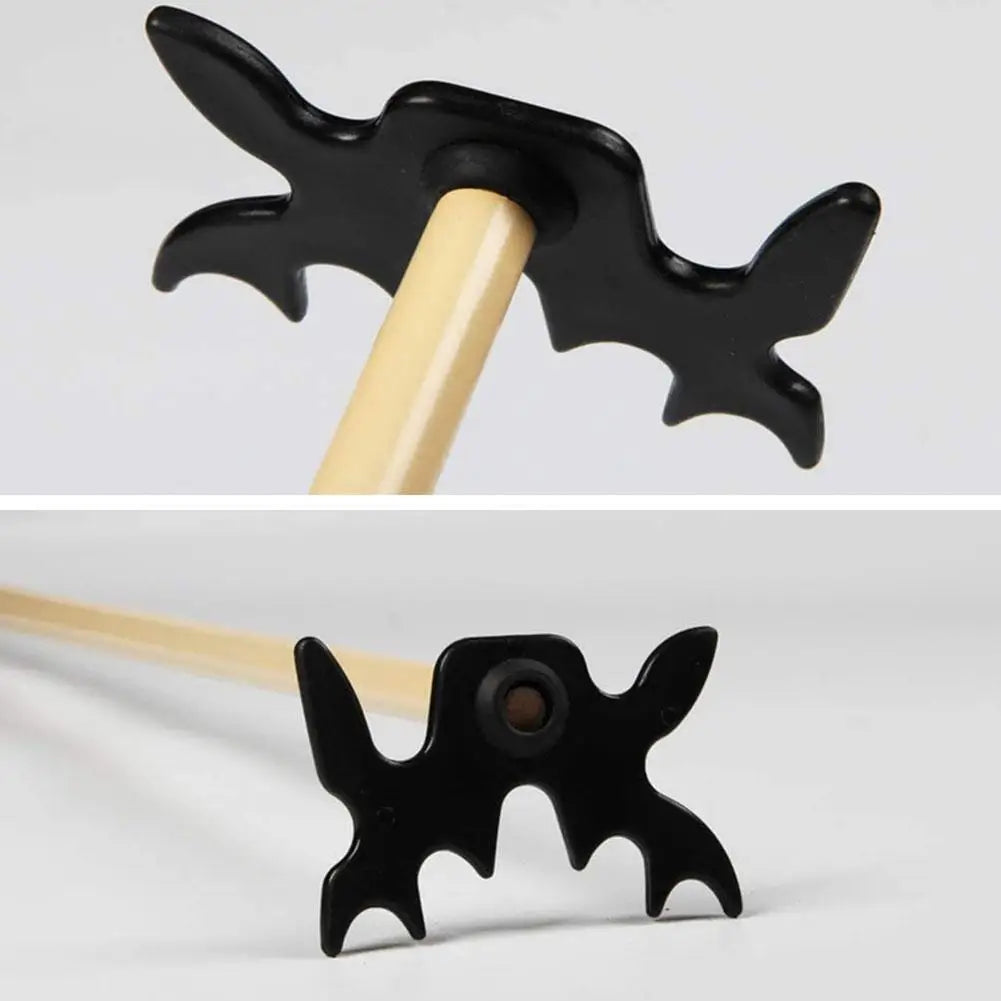 Snooker Billiards Cue Rack Bridge Head Billiards Cross Antlers Rod Holder Accessories Black Moose Head Bridge for Pool Cue