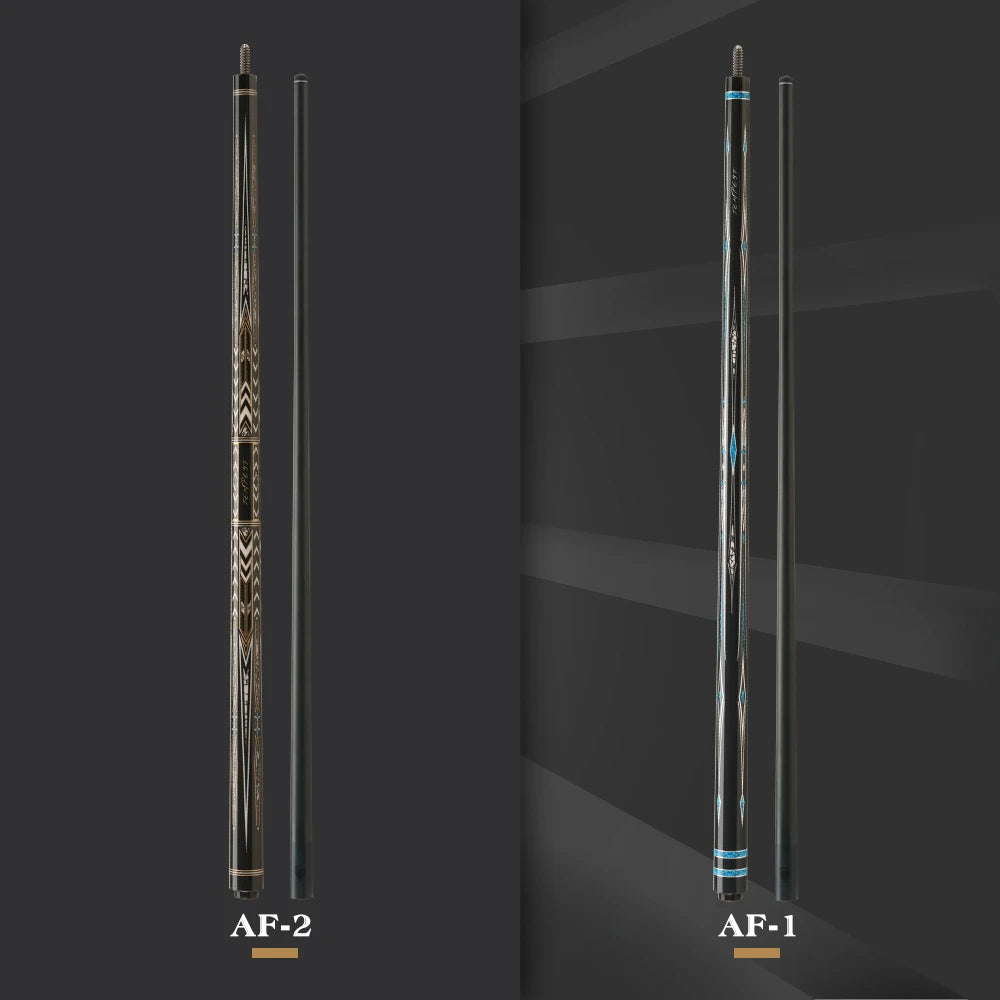 FURY AF Series Billiard Pool Cue Carbon Fiber Pool Cue 3/8*10 Pin Joint 12.5mm Tip Black Technology Carbon Pool Billiards