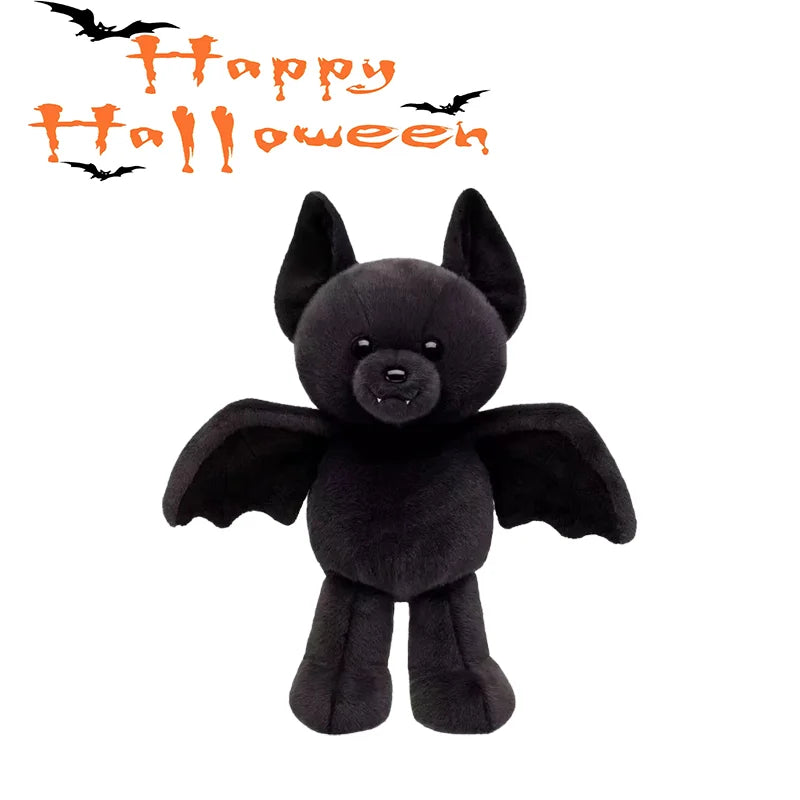 30CM High Quality Build a Bear Posable Bat Soft Plush Toy Cute Pet Accessories Doll Merch Birthday Halloween Christmas Kids Gif