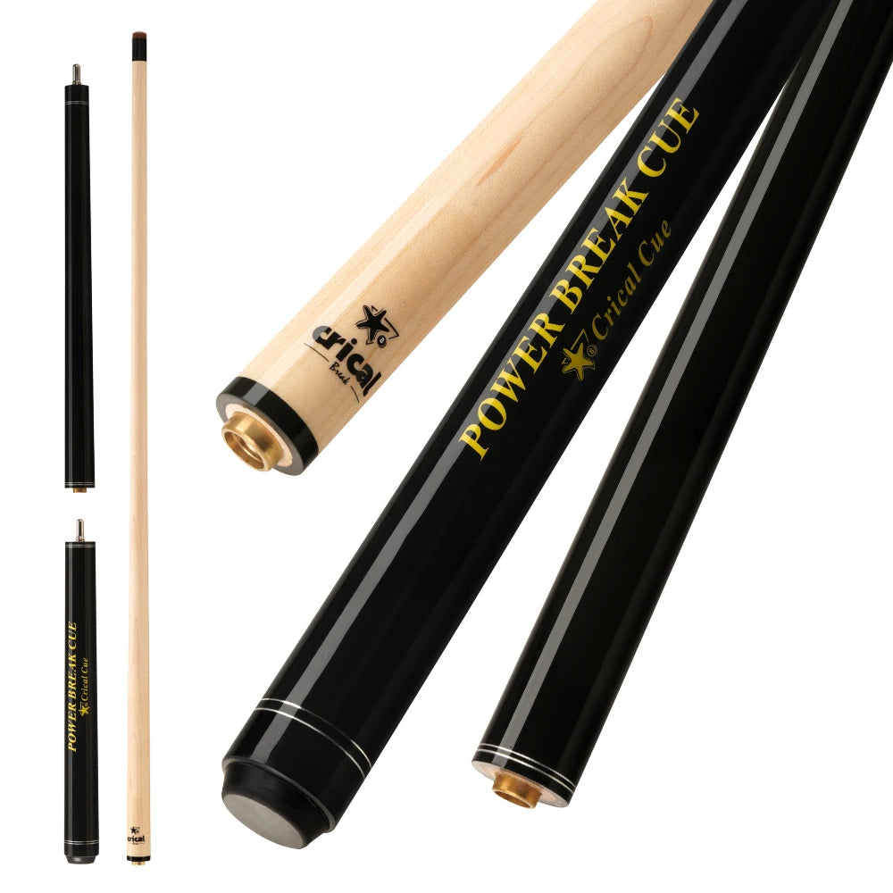 Crical Break Jump Cue With 13mm Tip Professional Maple Shaft 3/8 * 8 Pin Joint Punch Jump Cue for Billiard Pool Cue Stick