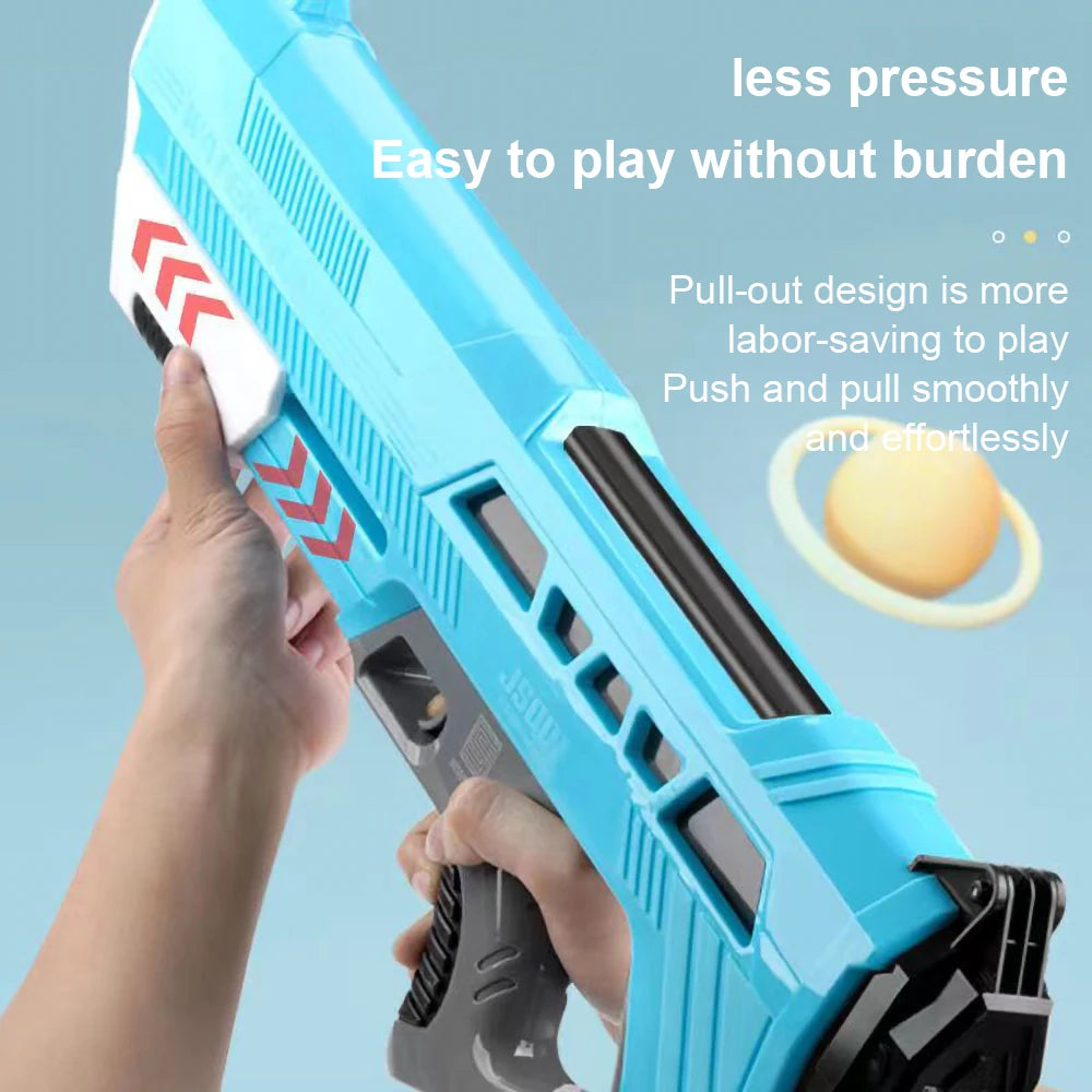 Outdoor Water Gun Toys Electric High Pressure Large Capacity Water Gun Summer Beach Swimming Pool Game Interactive Kids Toys