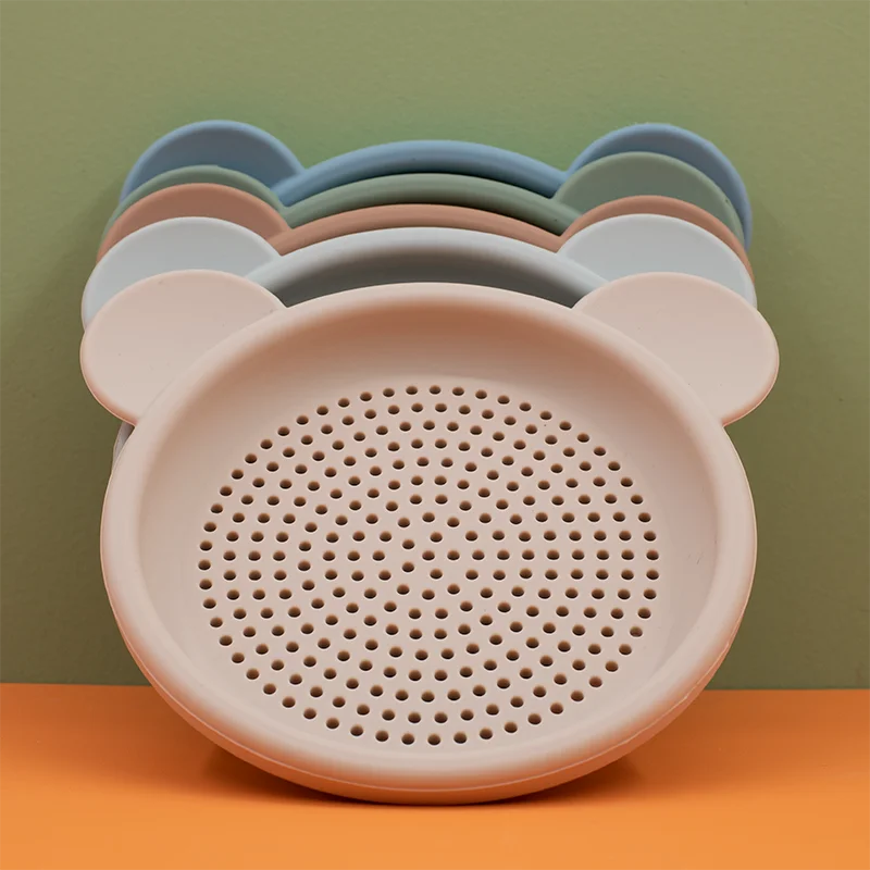 Silicone Sieve Summer Beach Toys for Kids Children Cute Animal Model Ins Rubber Dune Sand Toy Funny Seaside Tools Accessories