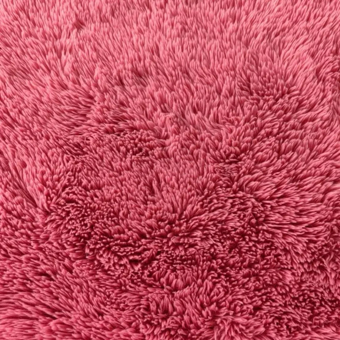 Soft Fluffy Faux Plush Fabric by the Meter for Cats Upholstery Carpets Dolls Diy Toy Sewing PV Fluff Cloth Thickened Beige Pink