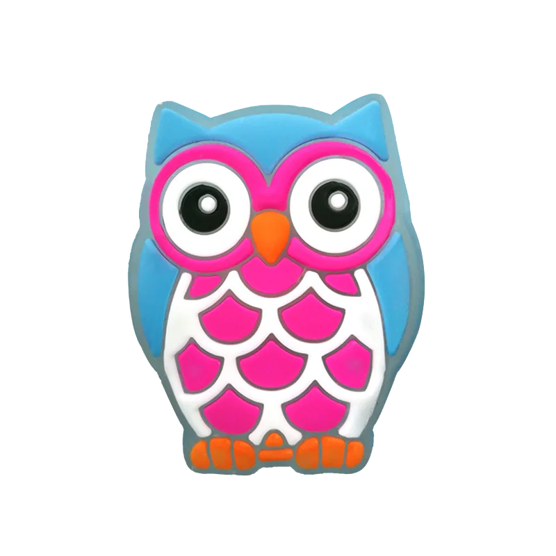 1pcs LED Shoe Charms for Kids Gift Owl Unicorn Gamepad Football Lighted Shoes Decoration Shoe Accessories Pins Clogs Buckles