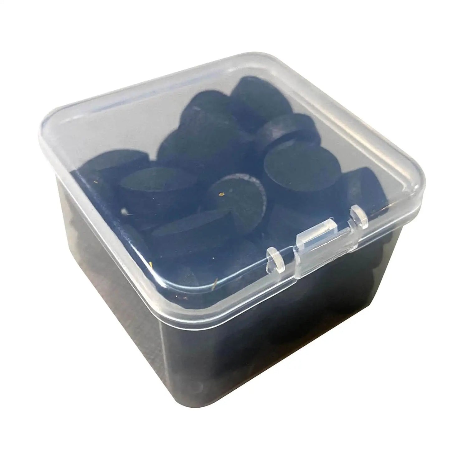 50x Leather Snooker Cue Tips Glue on Billiard Cue 0.55in for Billiard Accessories