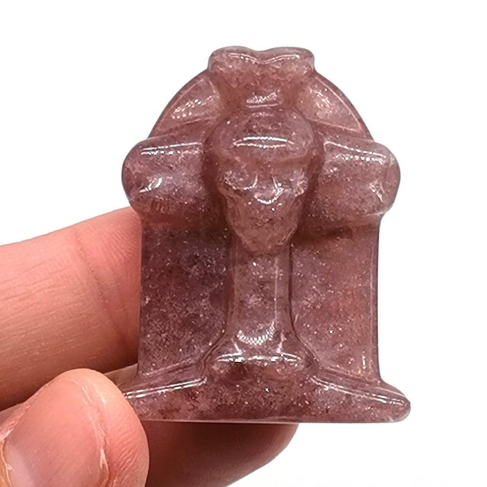 Halloween Foam Tombstone Skull Cross Decoration Natural Stone Crystal Gravestone Carving Reiki Healing Figurine Gemstone Gift
